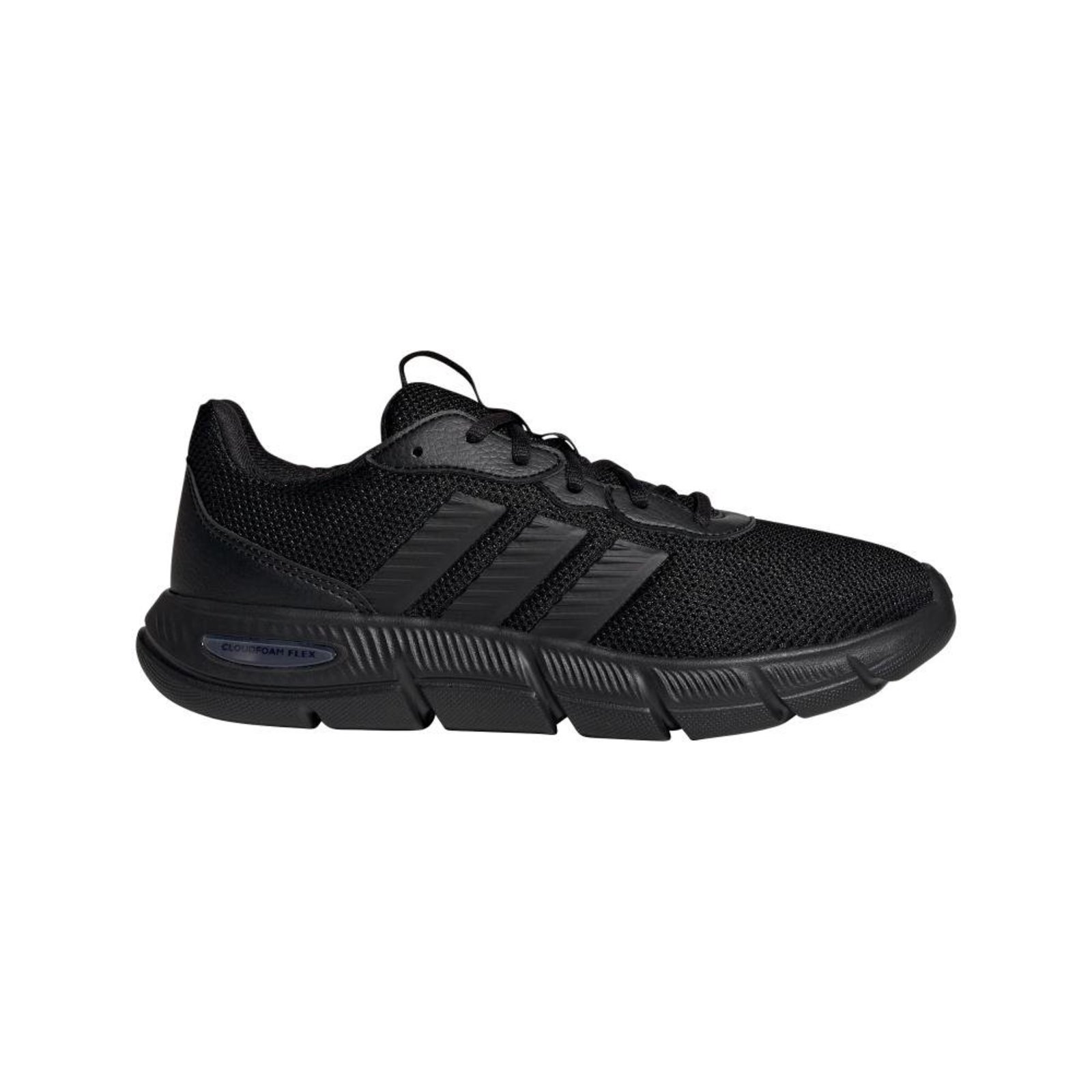 TÊNIS COM CADARÇOS CLOUDFOAM FLEX adidas Sportswear Preto