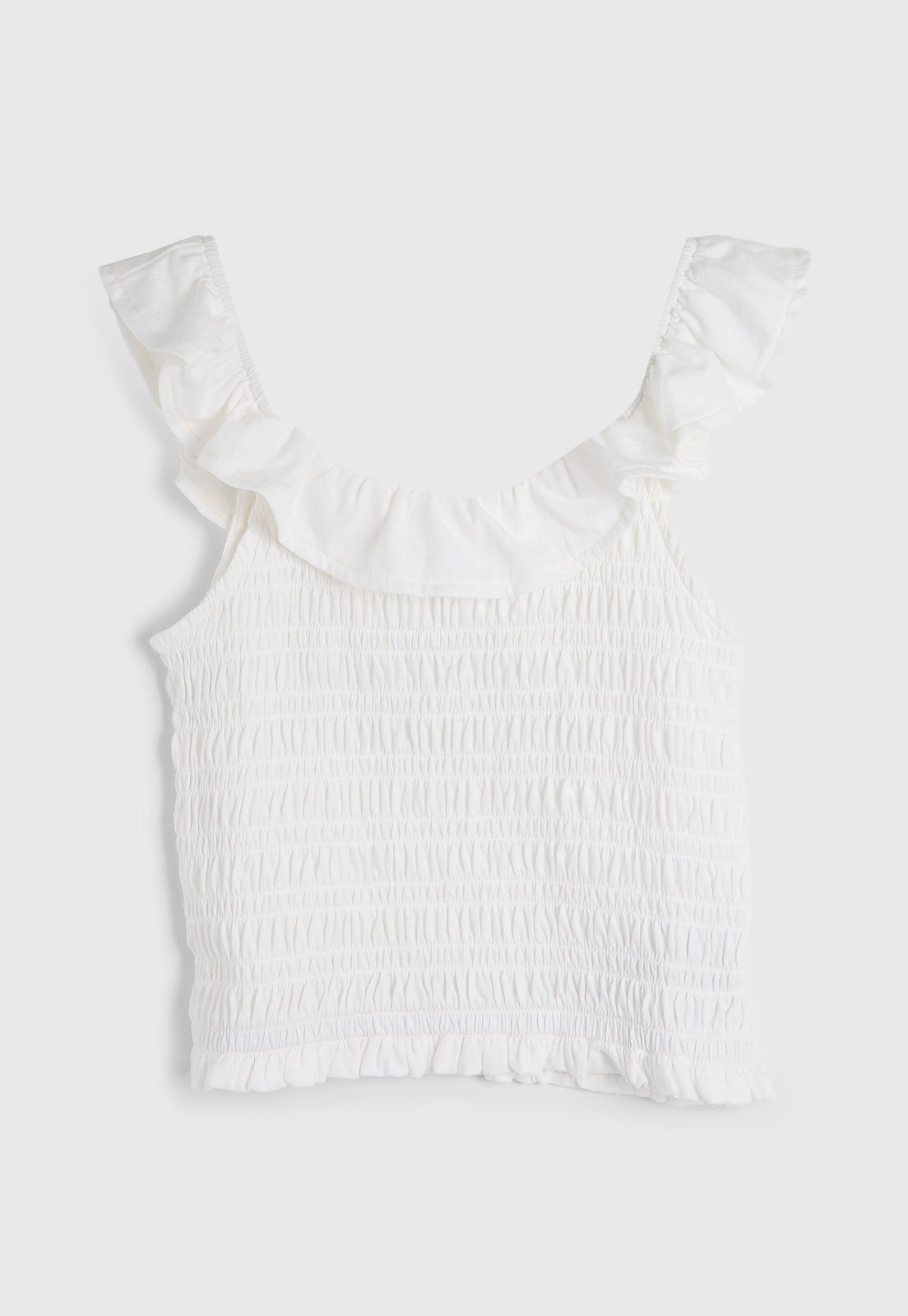 Infantil - Blusa GAP Babado Off-White