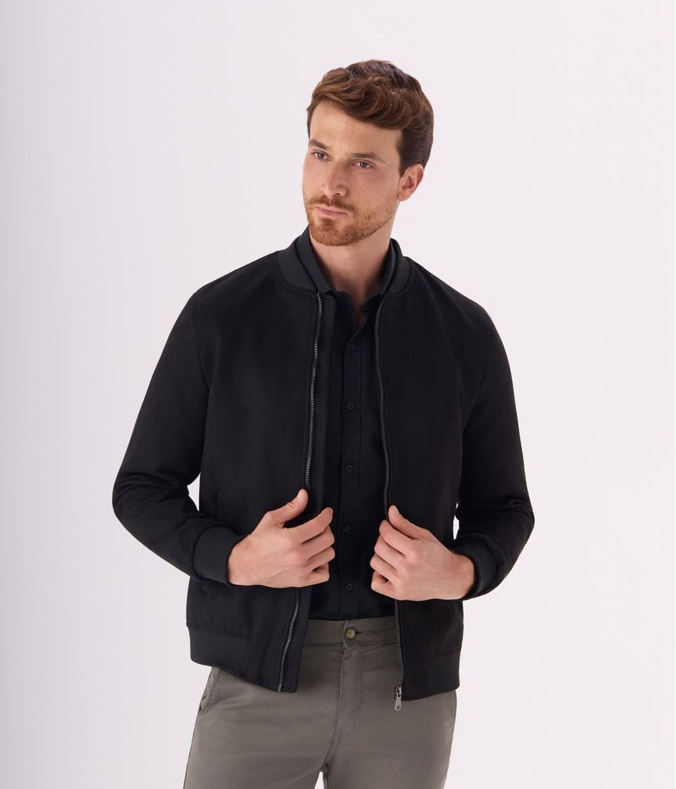 Jaqueta Makenji Gola Padre Masculina Preta