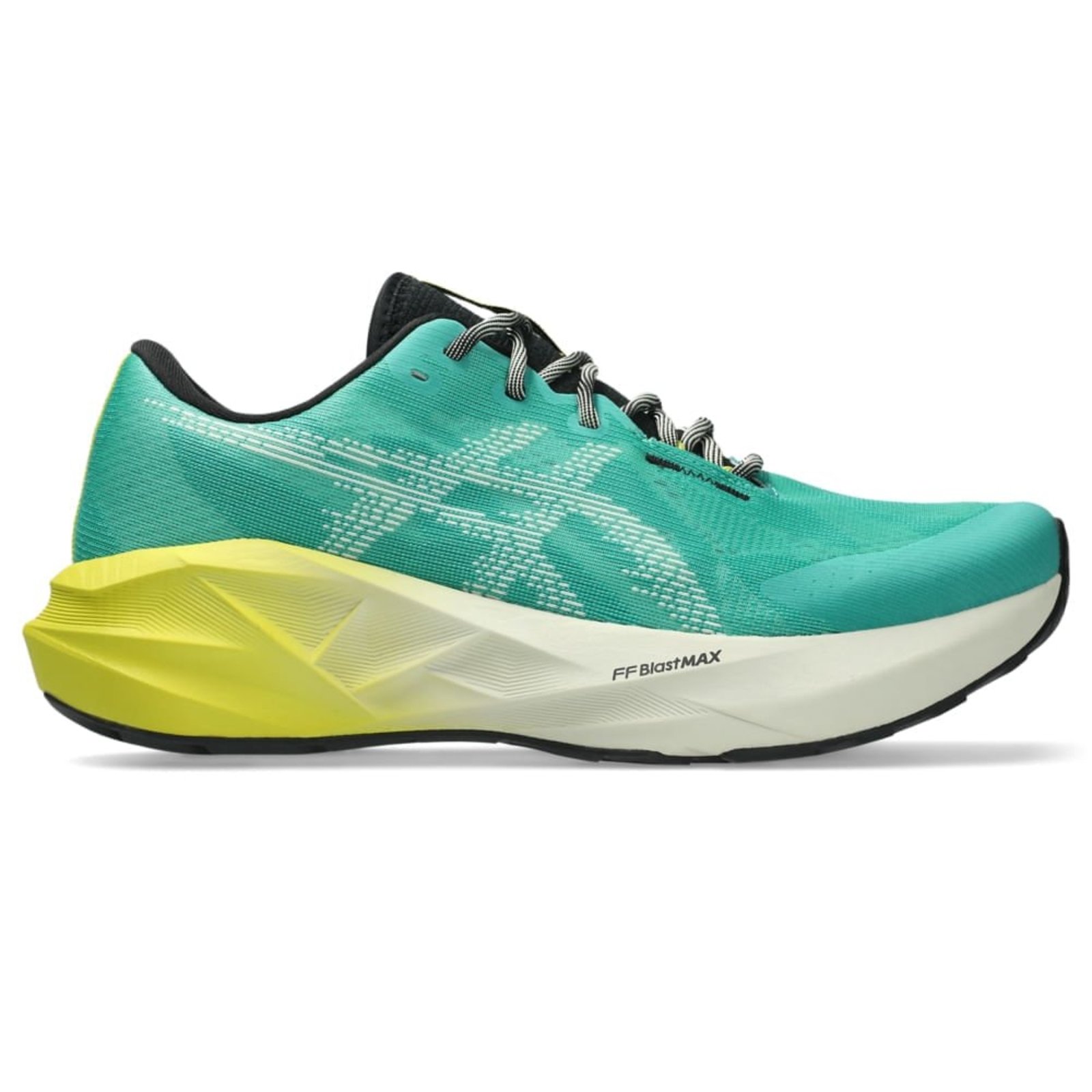 Tênis ASICS Novablast 5 TR - Masculino - Verde/Cinza