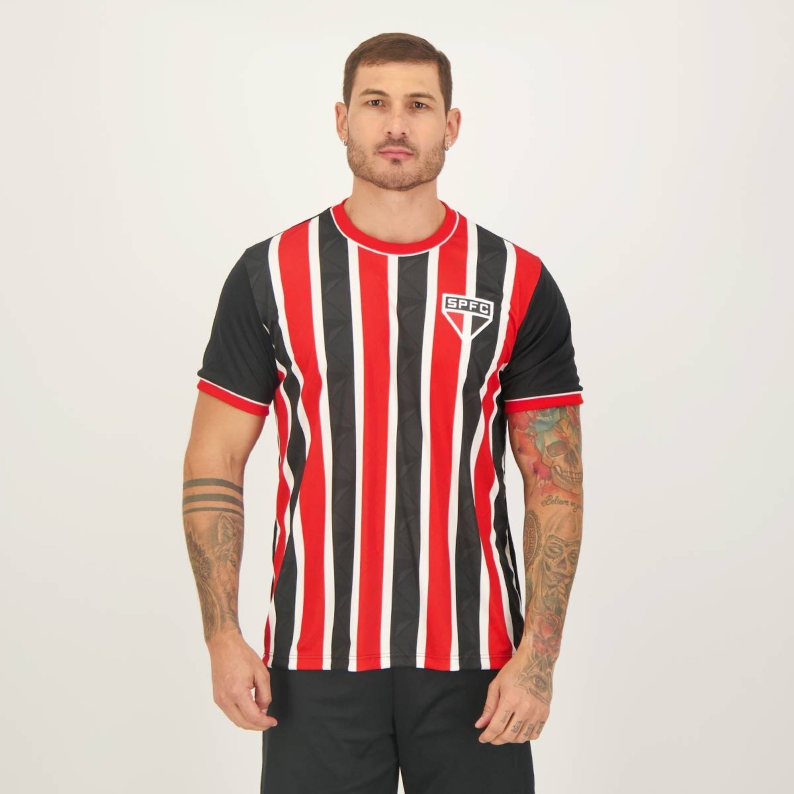 Camisa São Paulo Classmate Preta e Vermelha