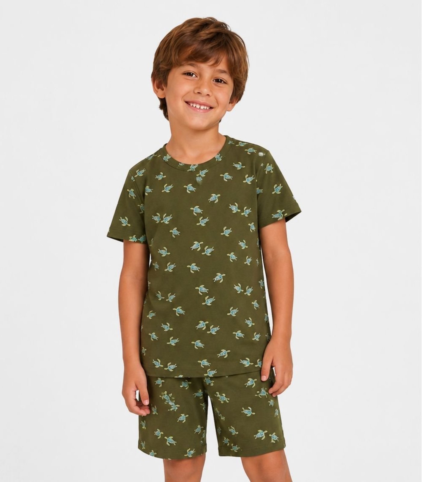Pijama Masculino Em Cotton Select Verde