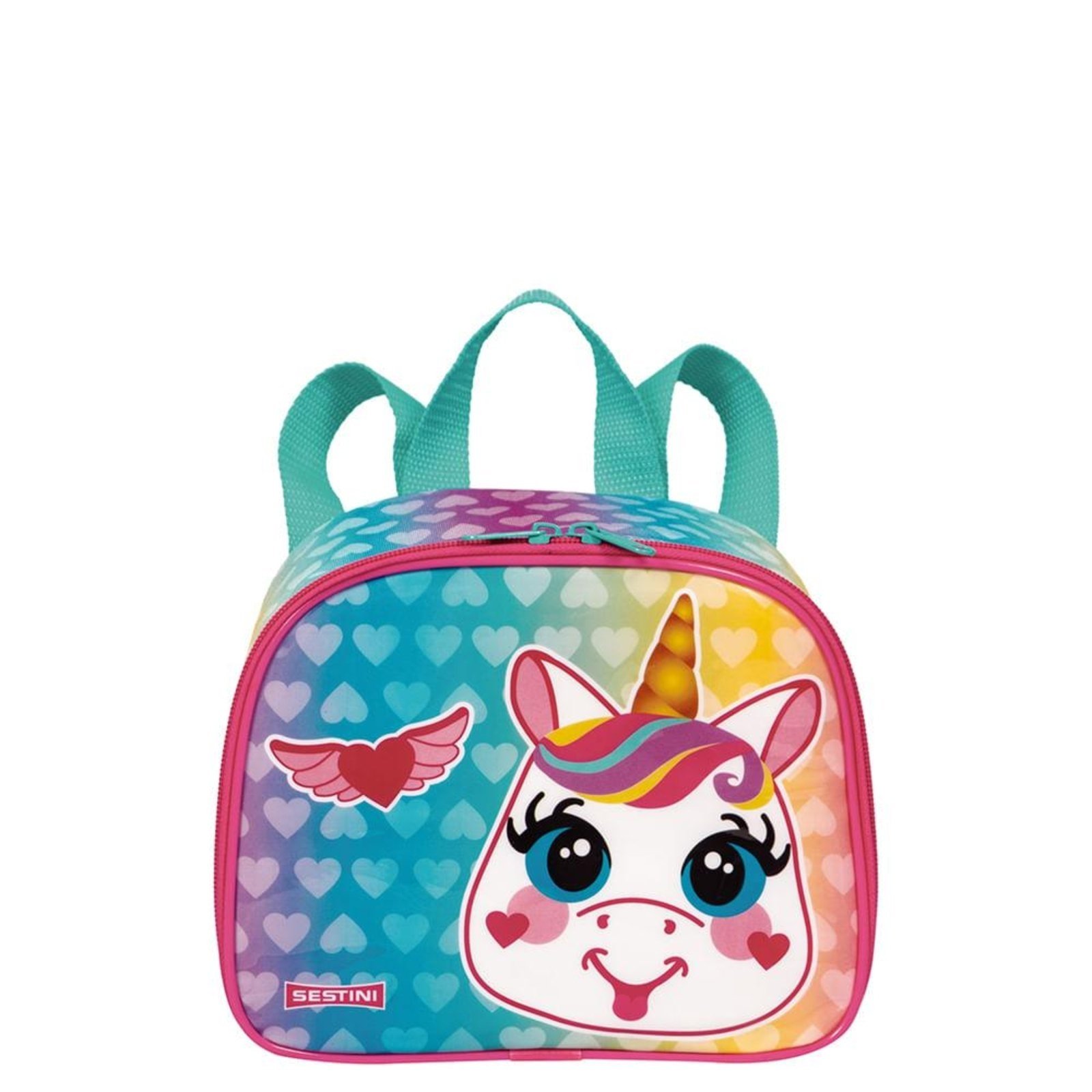 Infantil – Lancheira Pequena Sestini M Unicórnio Colorido Multicolorido