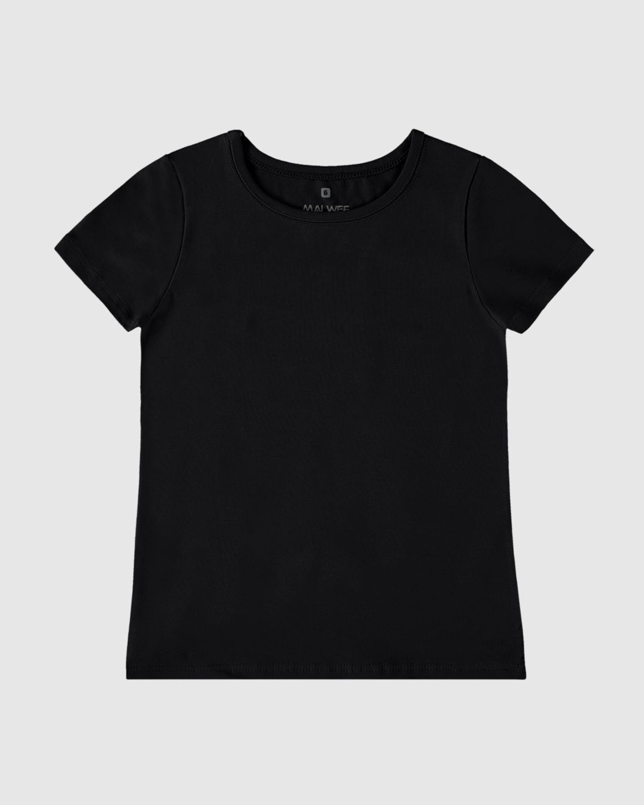 Infantil – Blusa Menina Decote Redondo Em Algodão Malwee