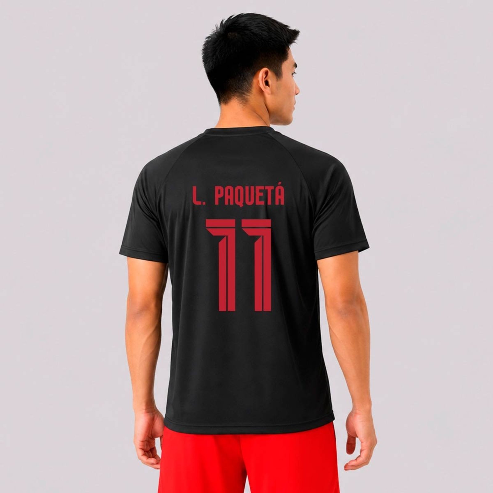 Camisa Flamengo Gávea II Preta 11 L. Paquetá