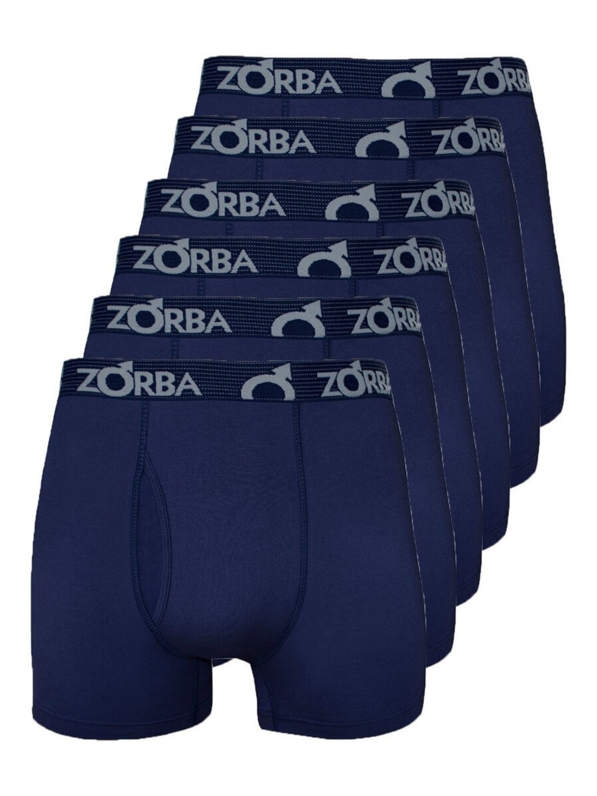 Kit com 6 Cuecas Boxer com Abertura Zorba 848