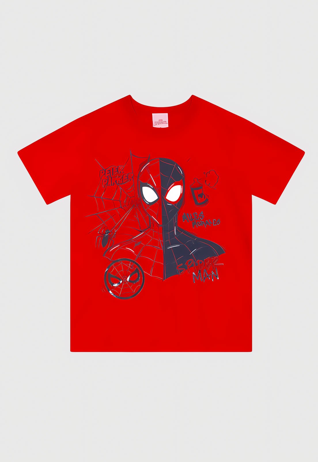 Infantil - Camiseta Brandili Spider Man Vermelha