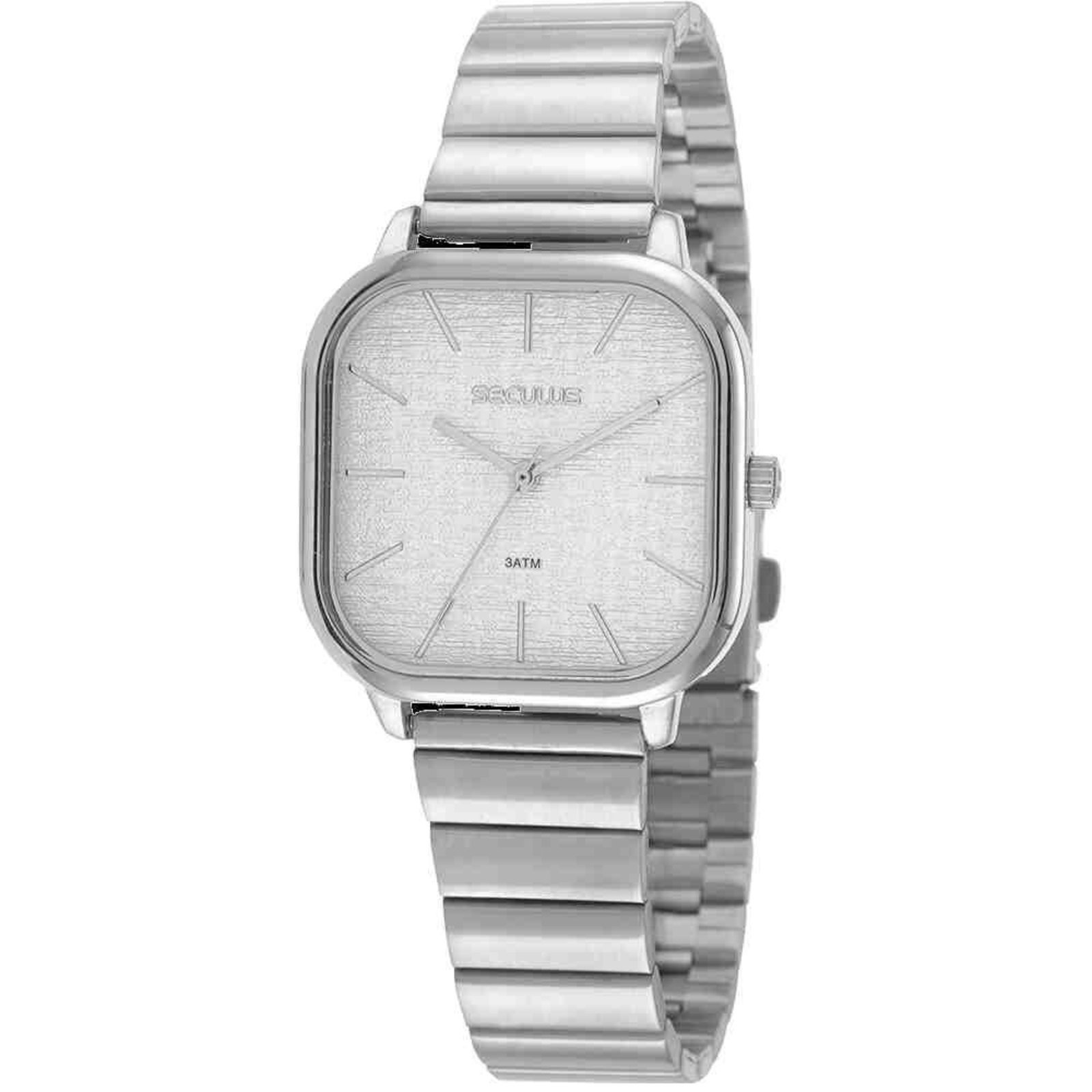 Relógio Seculus Prata Masculino 77110L0SVNS3