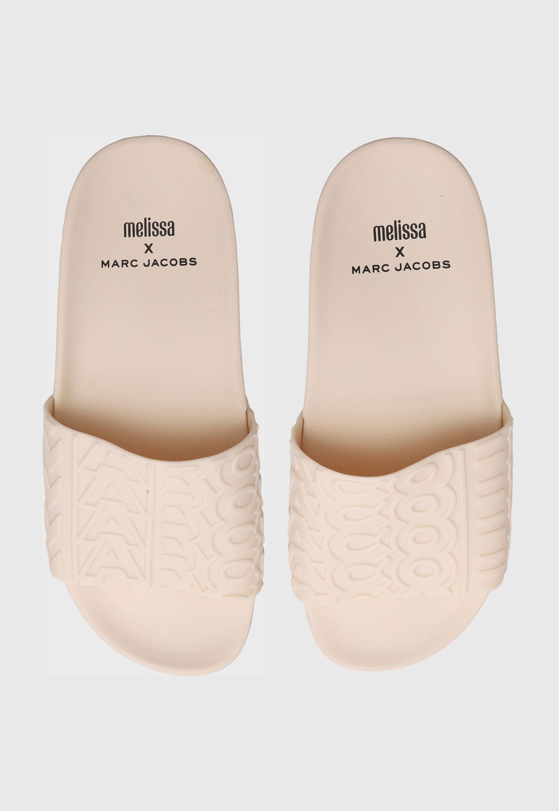 Rasteira Feminina Melissa Slide Marc Jacobs Bege