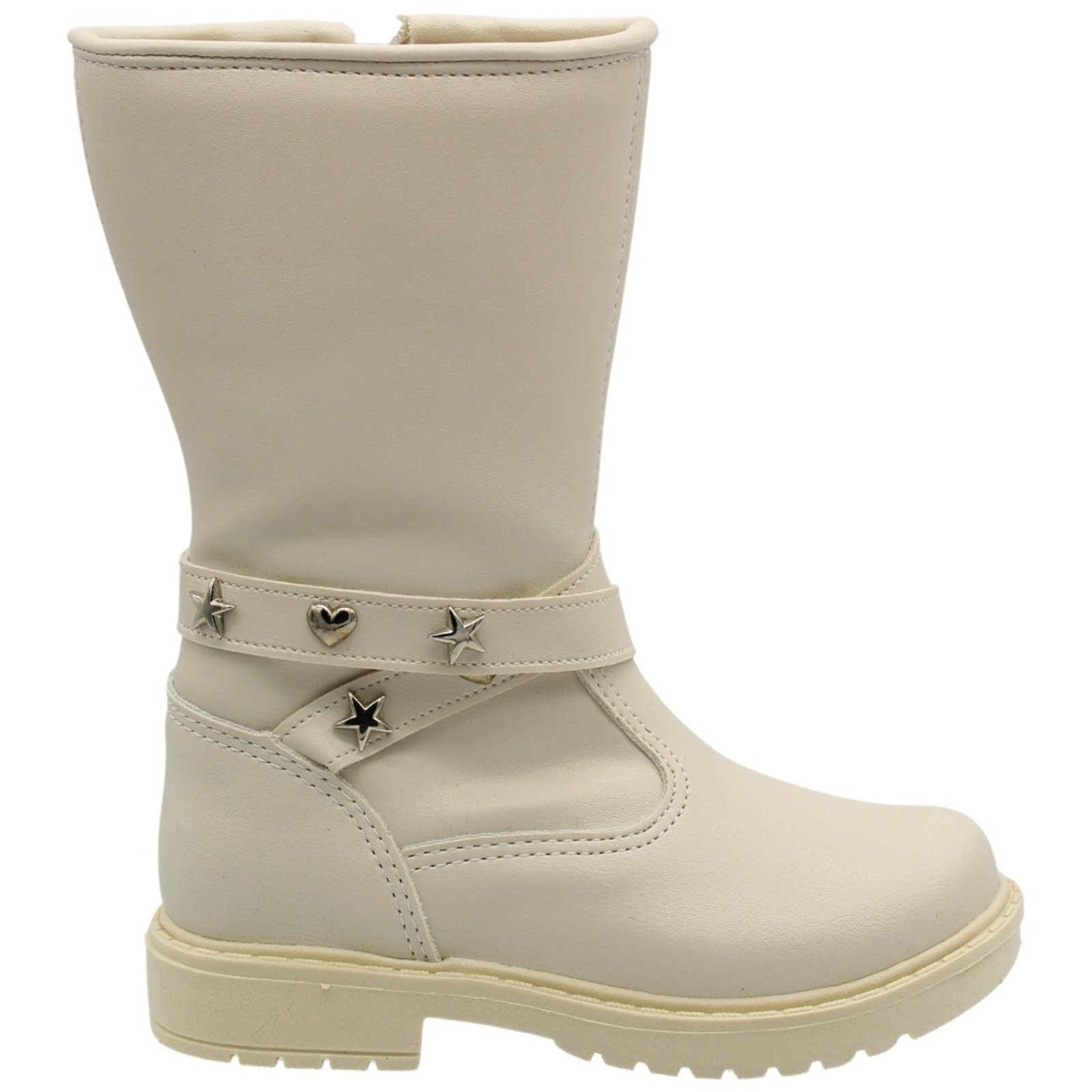 Infantil - Bota Grugui Baby Cano Médio Apliques Menina