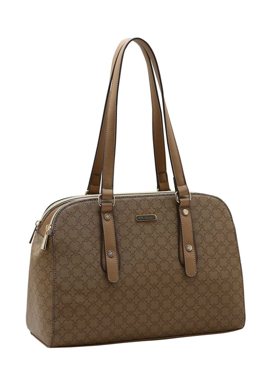 Bolsa Feminina Chenson Ombro New Elemento Gráfico 3485884 Natural