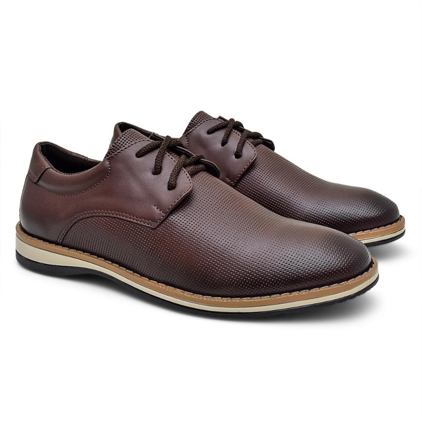 Tenis Casual Estilo Italiano para Casamento Festa Formatura Marrom