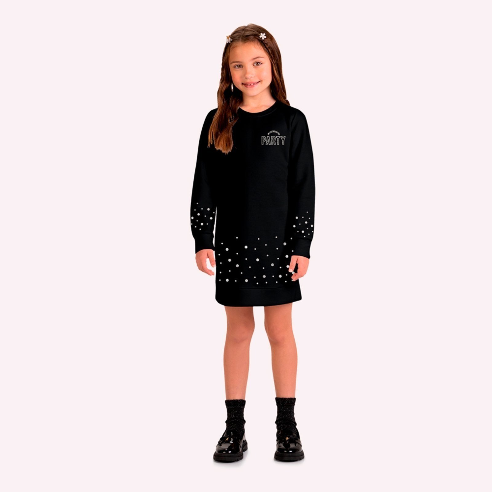 Infantil - Vestido Menina Bolinhas Kyly