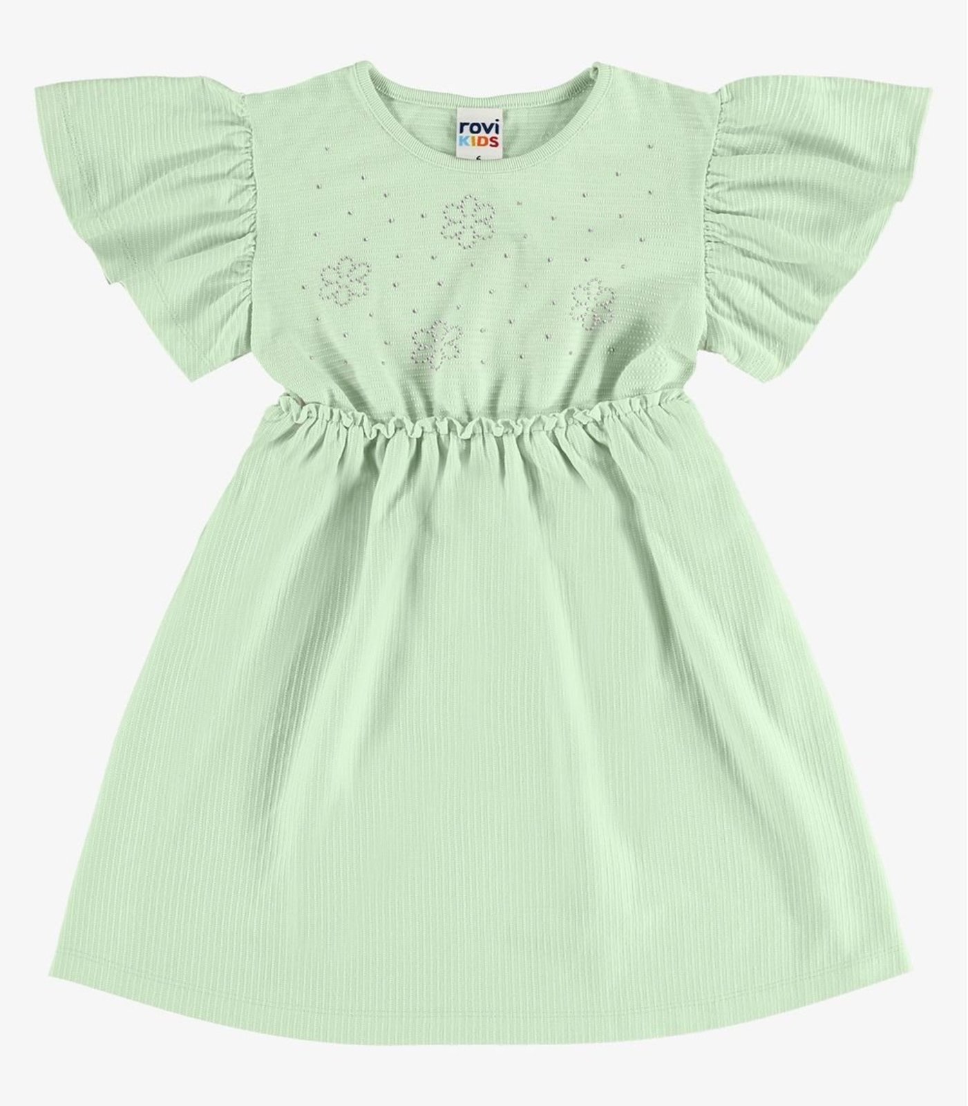 Infantil - Vestido Malha Texturizada Rovi Verde