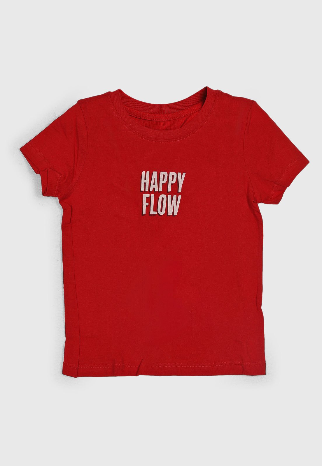 Infantil - Camiseta Manga Curta Hering Happy Flow Vermelha