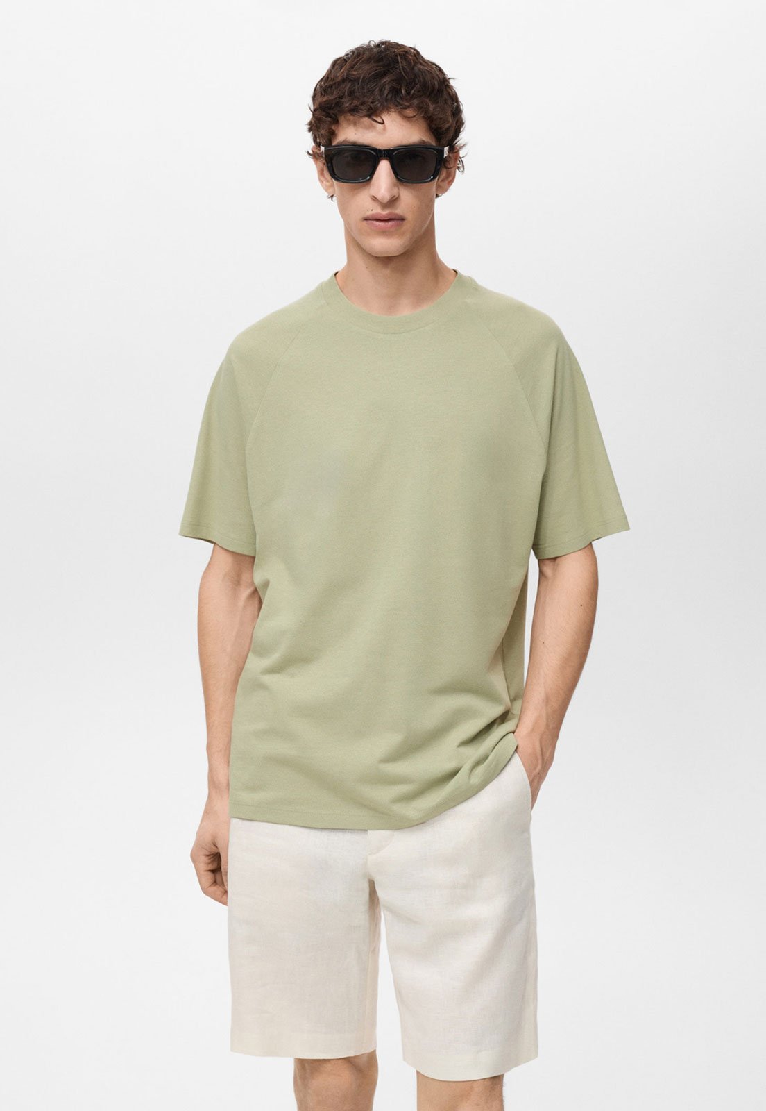 Camiseta Mango Reta Circo Verde