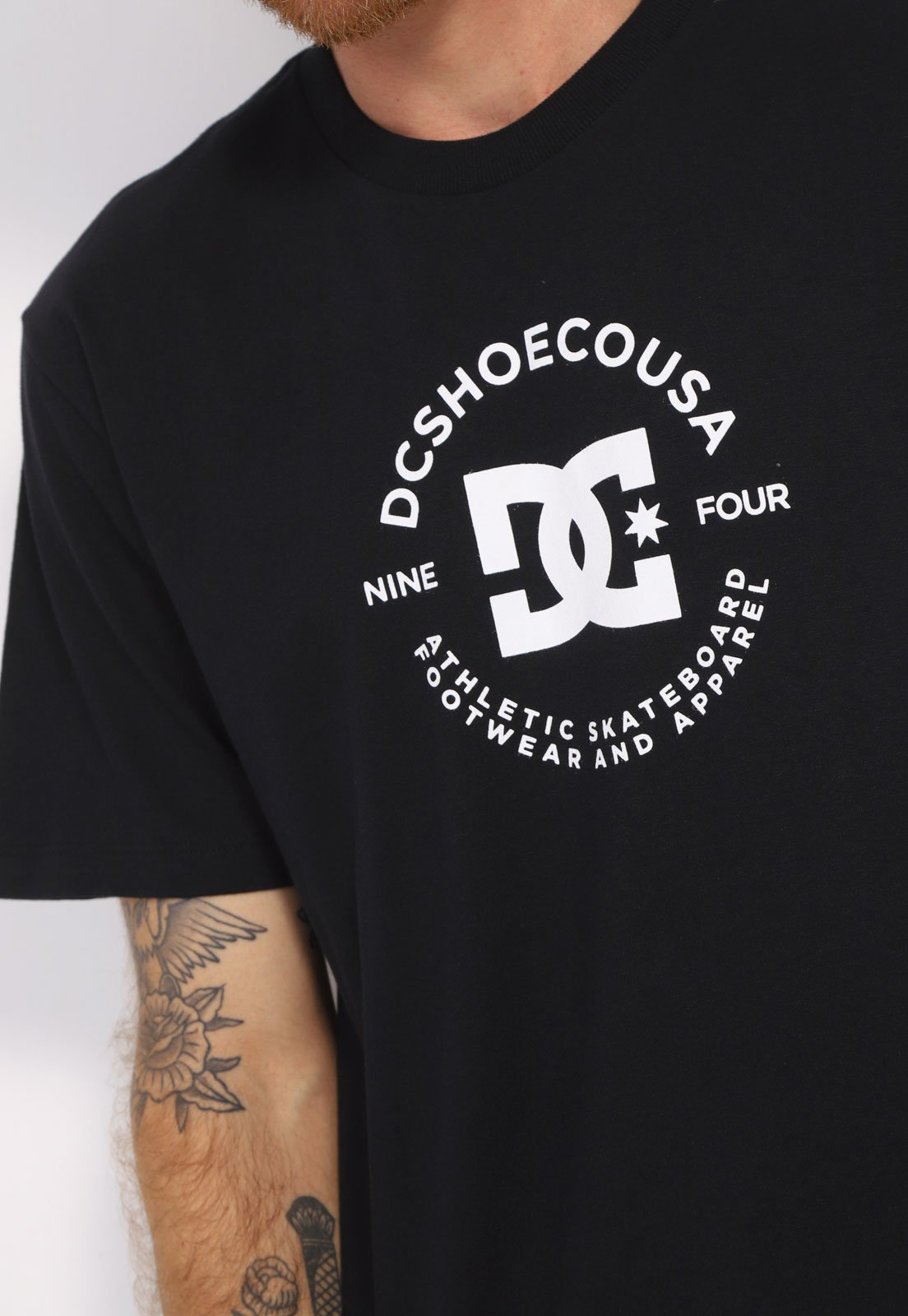 Vista 3 Camiseta DC Shoes Star Pilot Preta preto DC Shoes preto