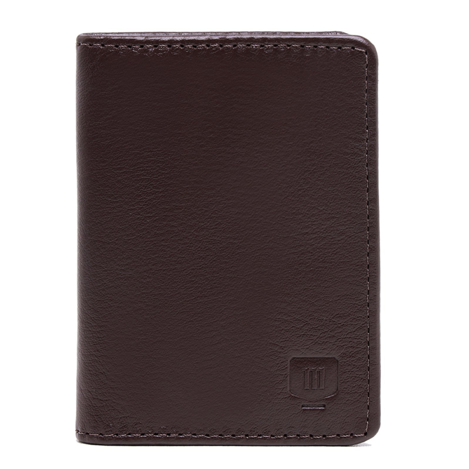 Vista 2 Carteira Masculina Malbork Couro Slin Dinheiro CA-086M marrom Malbork marrom