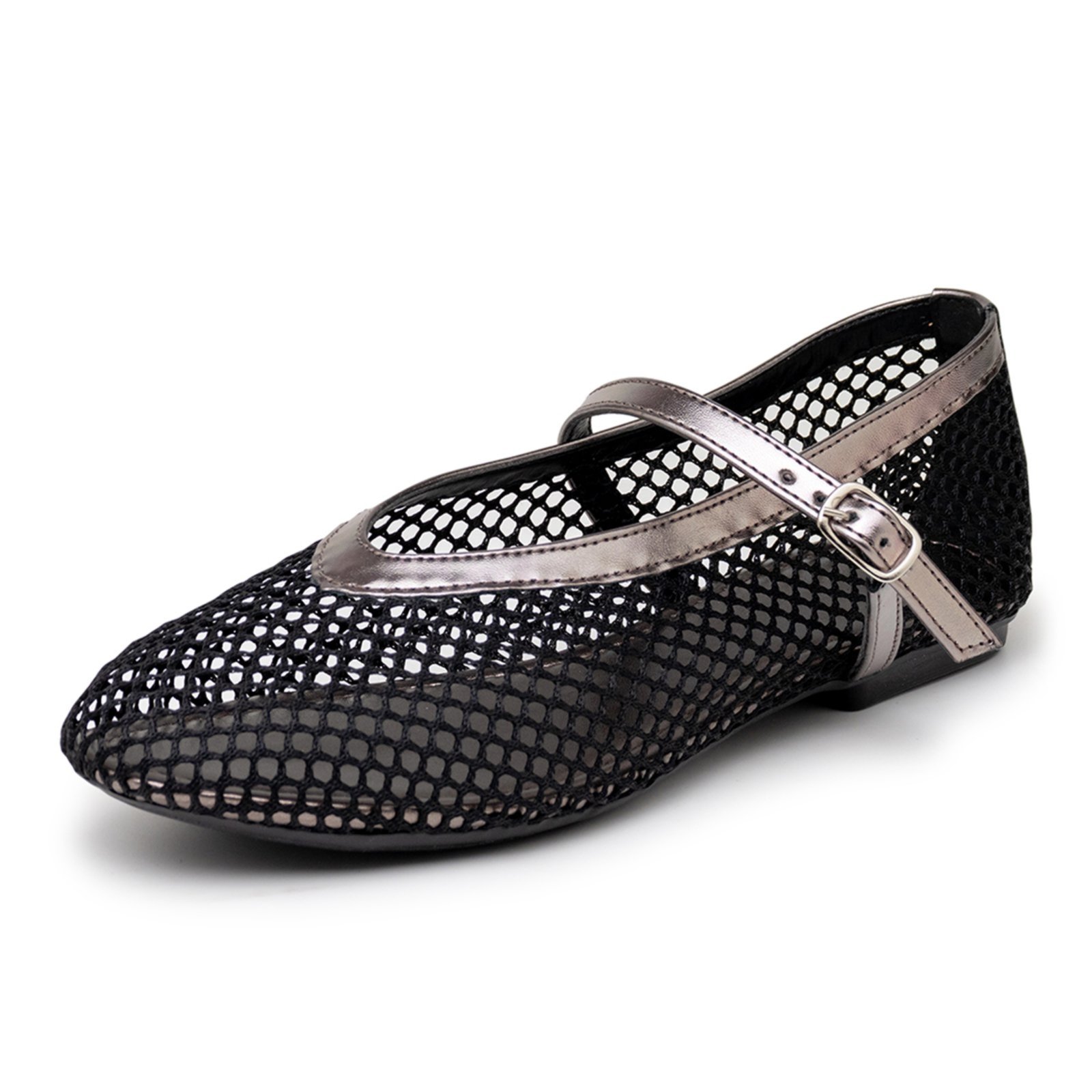 Vista 3 Sapatilha De Tela Feminina Tendência Bico Redondo 5400 e Onix Hannah Footwear preto Hannah Footwear preto