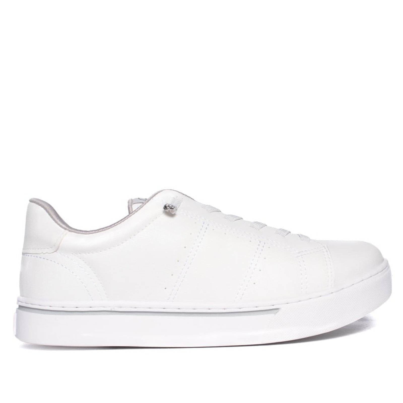 Tênis Feminino Via Marte Slip On Strass Slip On Branco