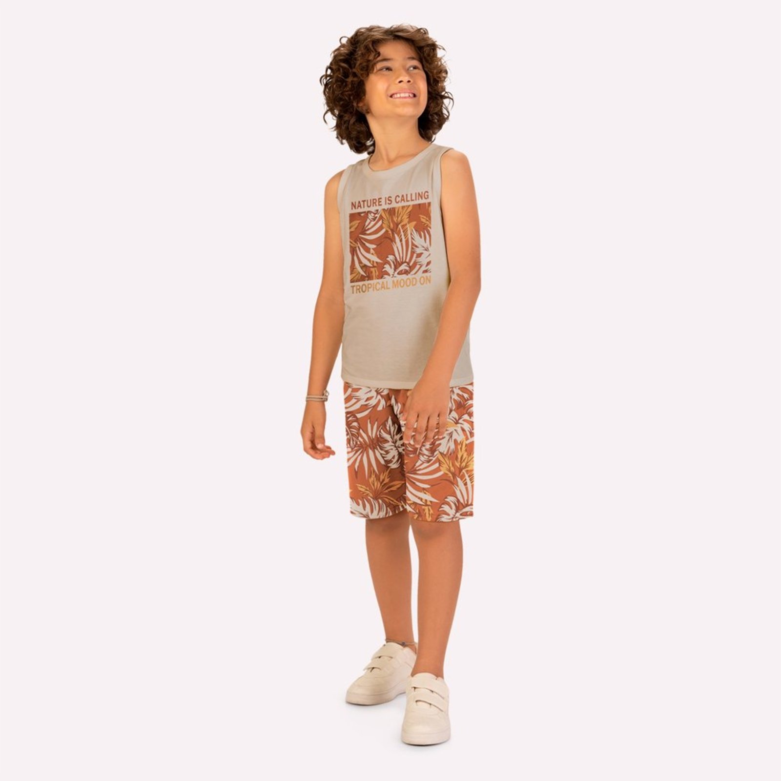 Infantil - Conjunto Menino Folhagem Kyly