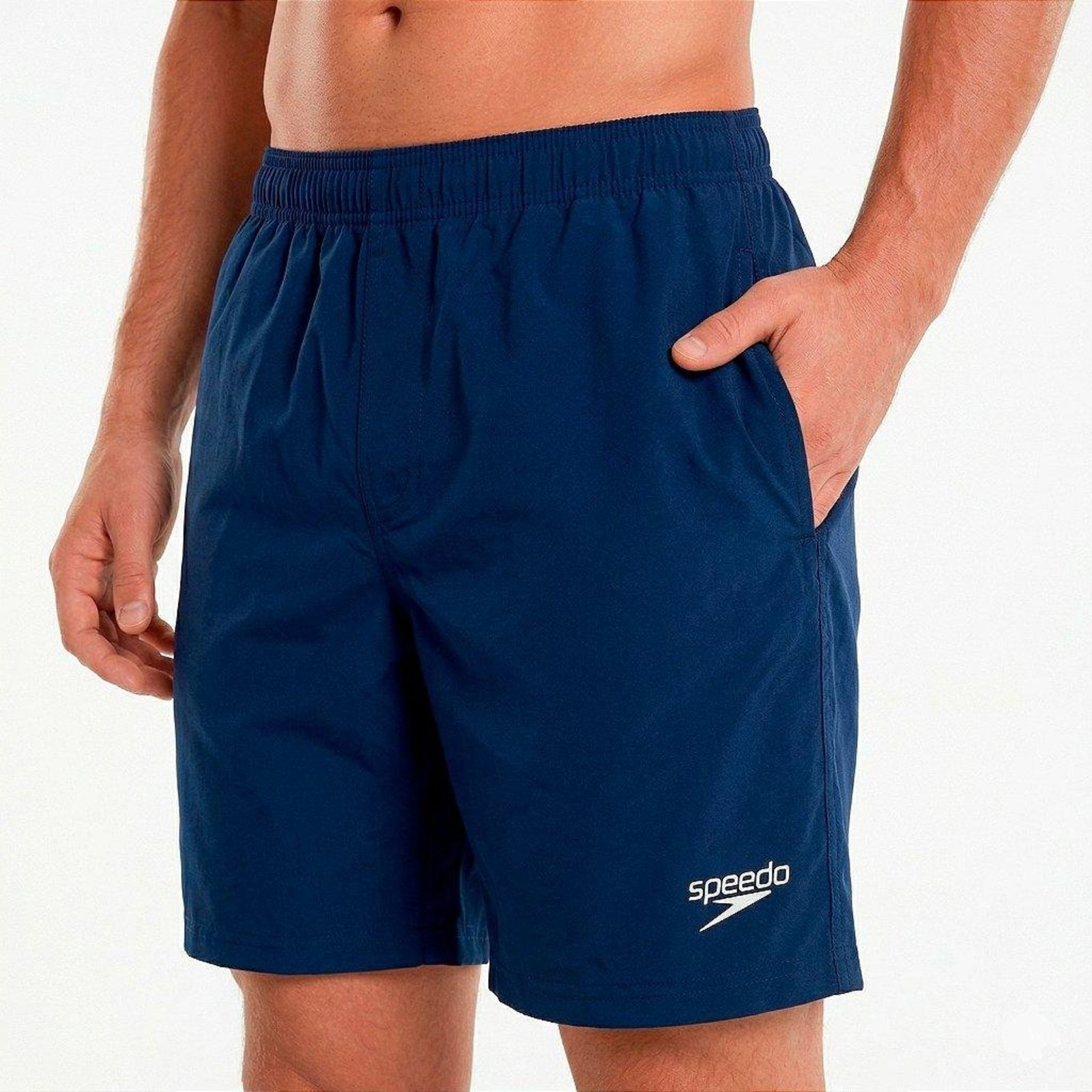 Bermuda Speedo Média Modern Masculina Azul Noturno Azul Marinho