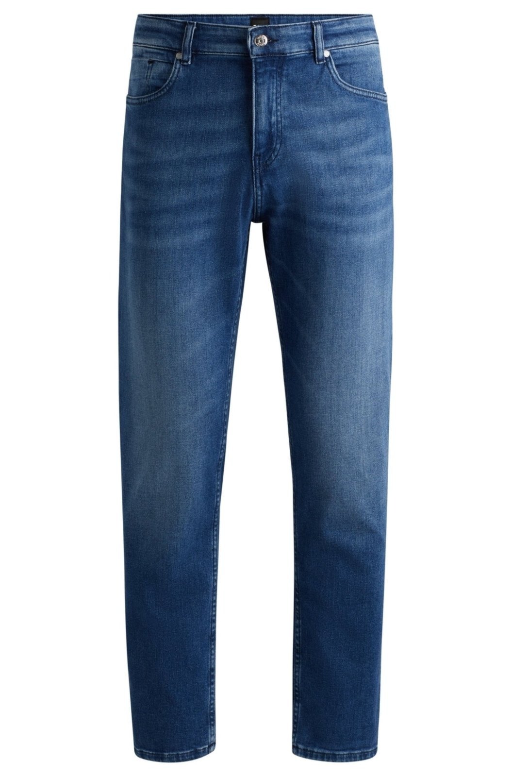 Calças Jeans Elásticas De Ajuste Regular