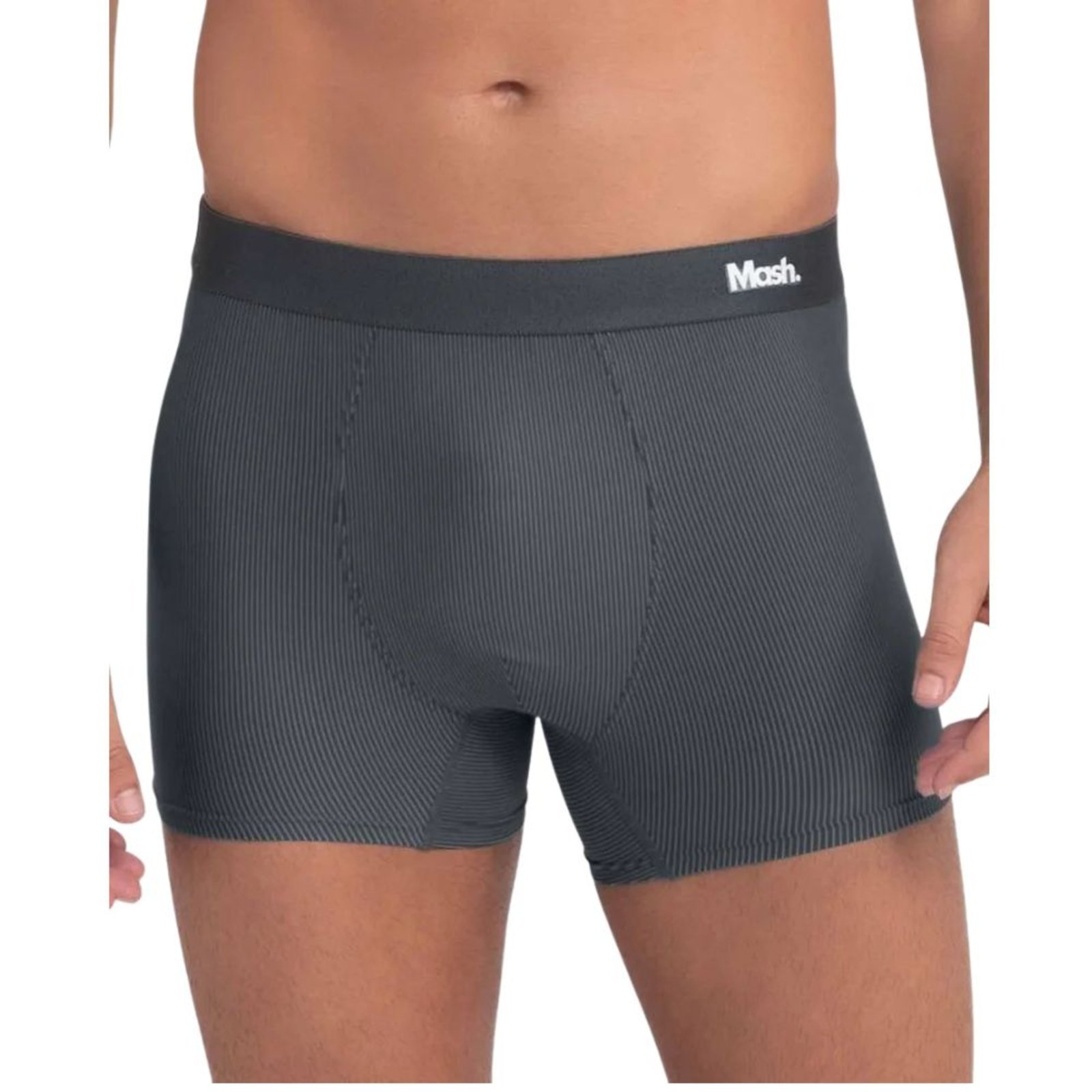Cueca Boxer Mash Microfibra Risca de Giz Adulto 45.00