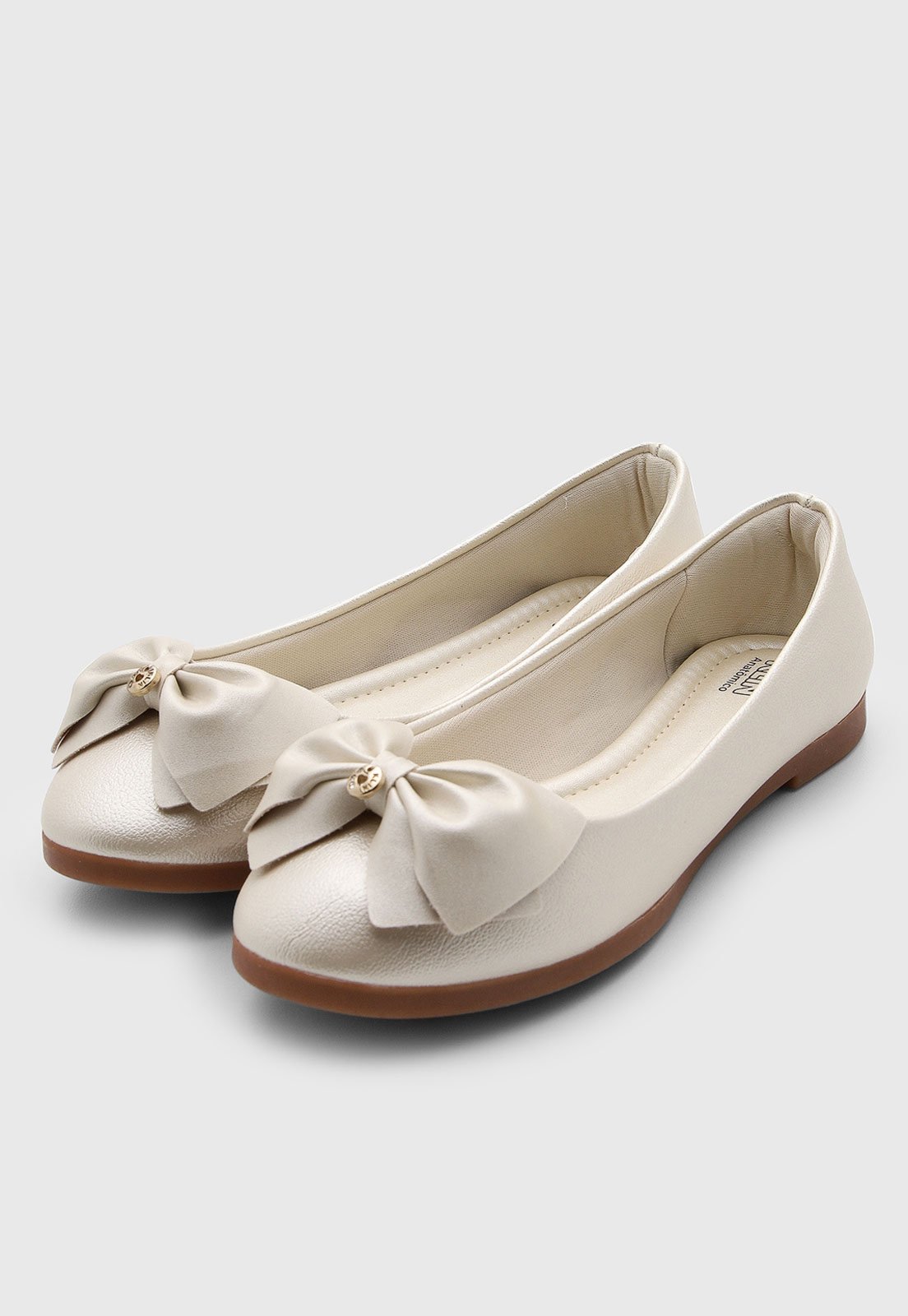 Infantil - Sapatilha Klin Laço Off-white