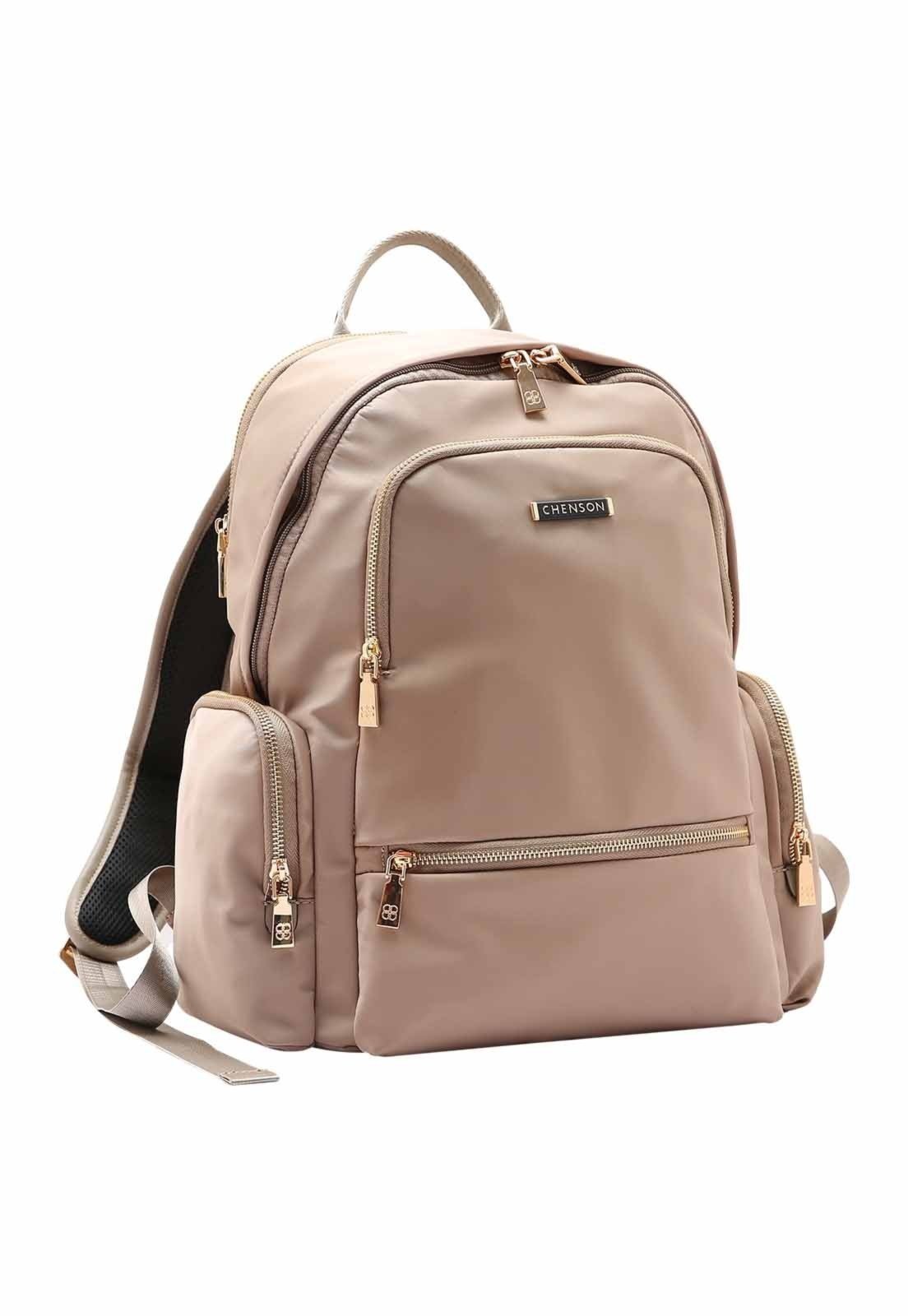 Mochila Feminina Chenson Original Twill Nylon Costas Coral 8784937