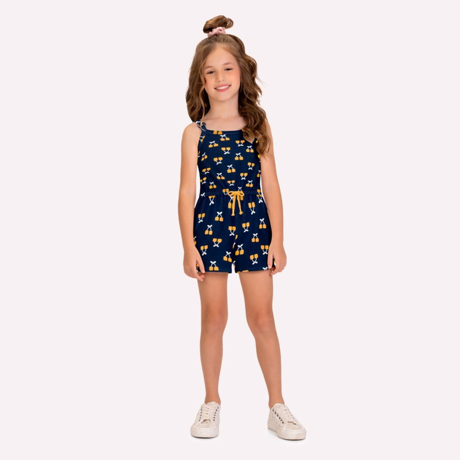 Infantil - Macaquinho Menina Frutas Kyly