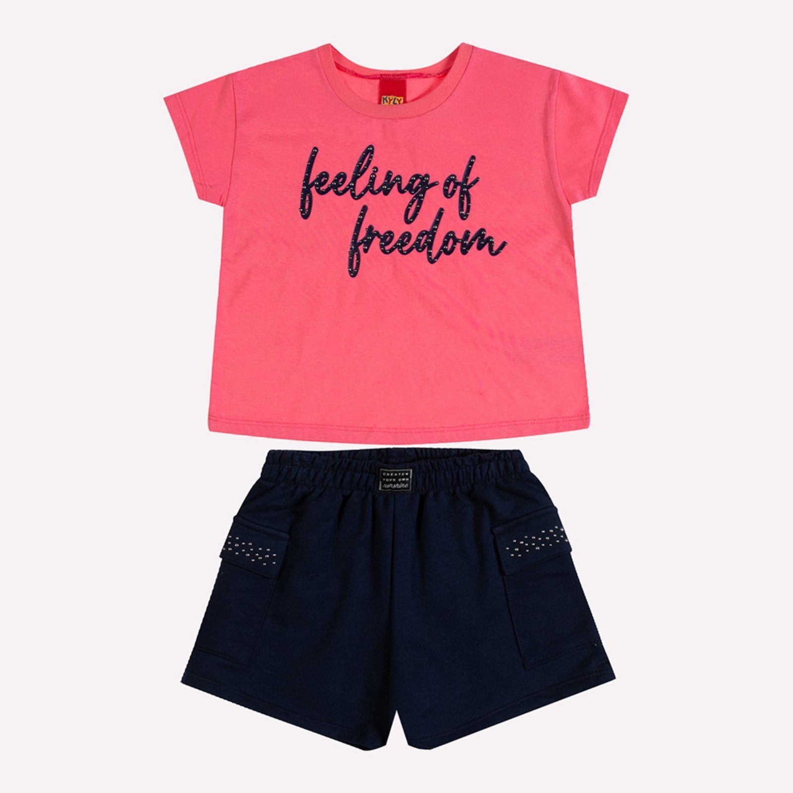 Infantil – Conjunto Menina Lettering Kyly