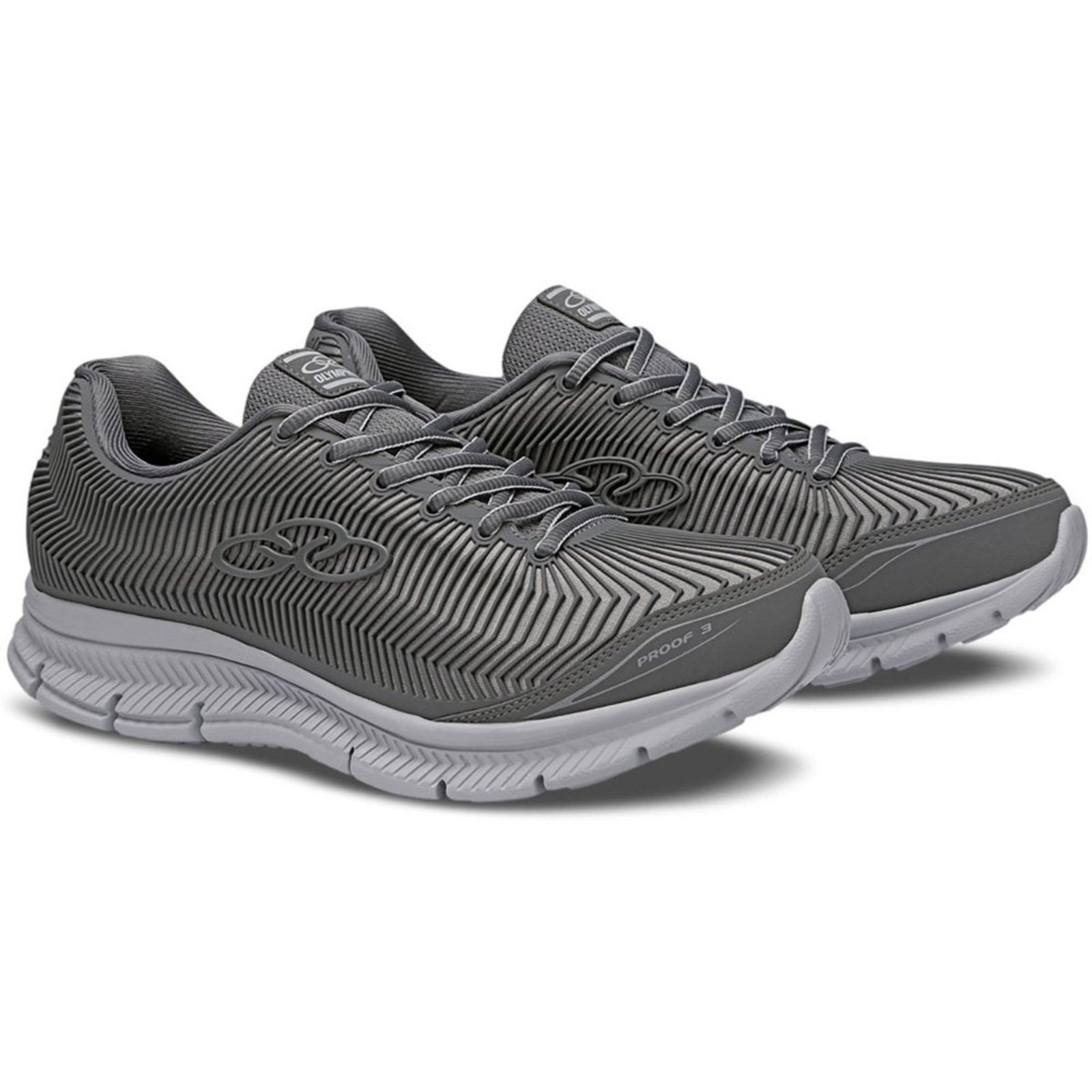 Vista 3 Tênis Masculino Olympikus Proof 3 cinza OLYMPIKUS cinza