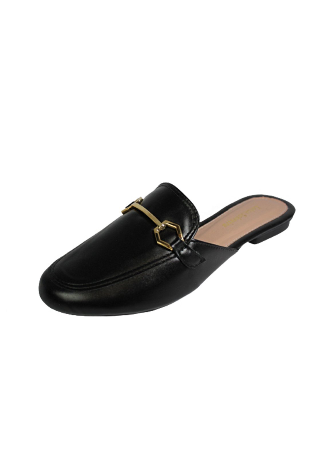 Mule Bico Redondo Luiza Sobreira Preto Mod. 2066
