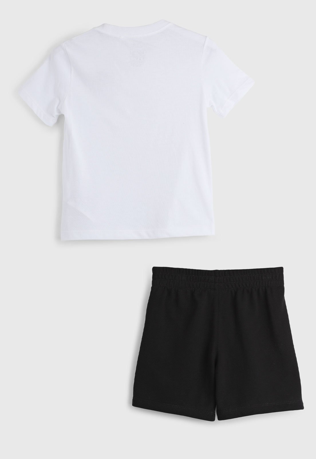 Vista 3 Infantil - Conjunto Curto Nike Camiseta Branca e Short Preto branco Nike branco