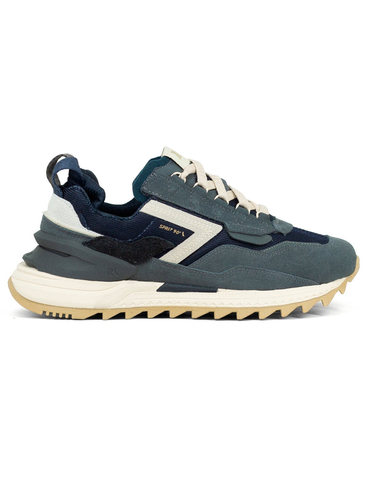 Tênis Masculino Reserva RSV Spriz Icon 90 Sneaker Confortável Cadarço Cinza Chumbo