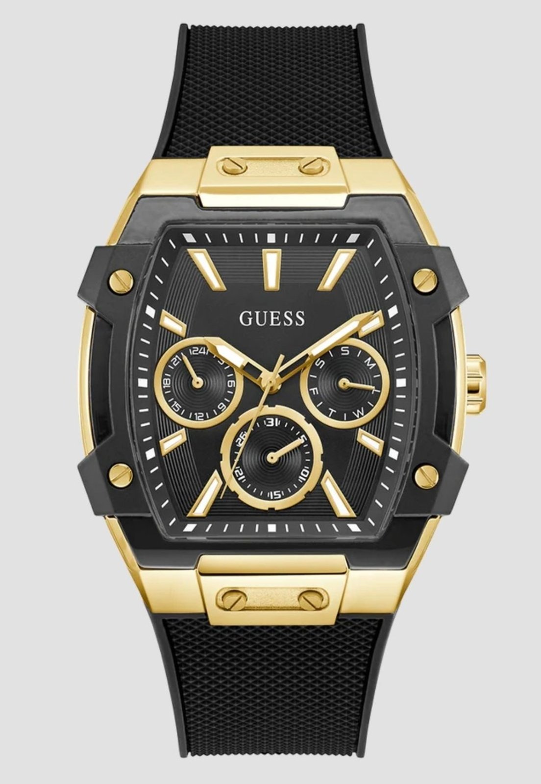 Relógio Guess Multifuncional Silicone Preto