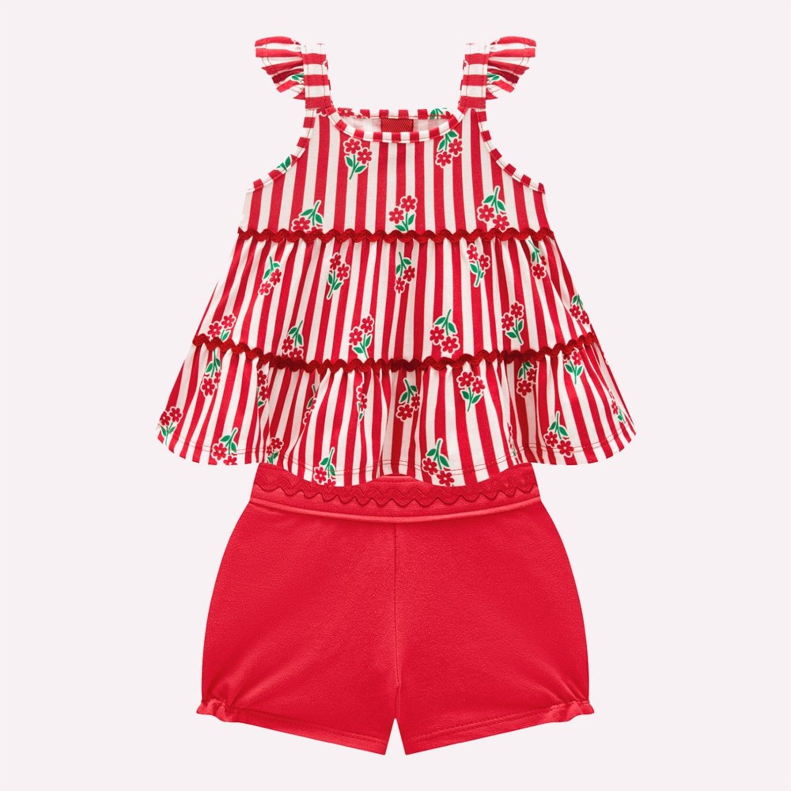 Infantil - Conjunto Menina Listras Kyly