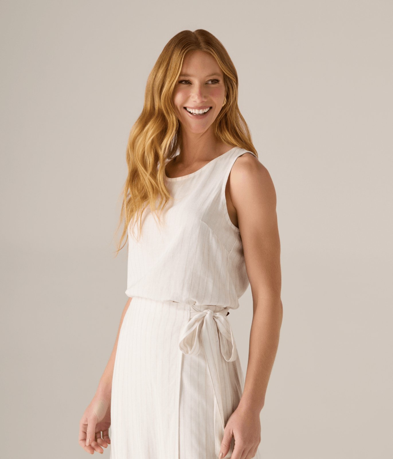 Regata Makenji Alca Larga Barra Arredondada Feminina Off White