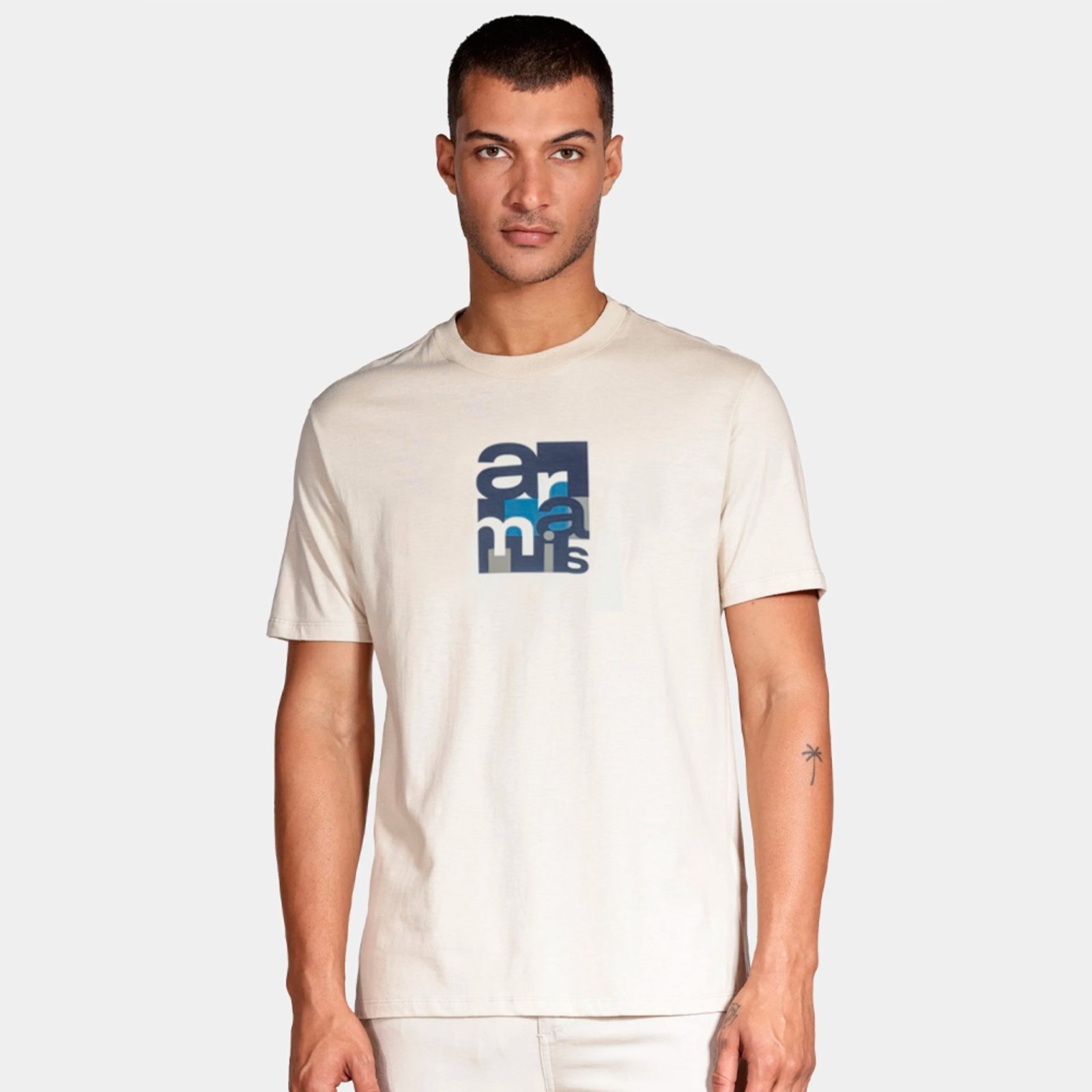 Camiseta Aramis Geometric Pr26 Off White Masculino