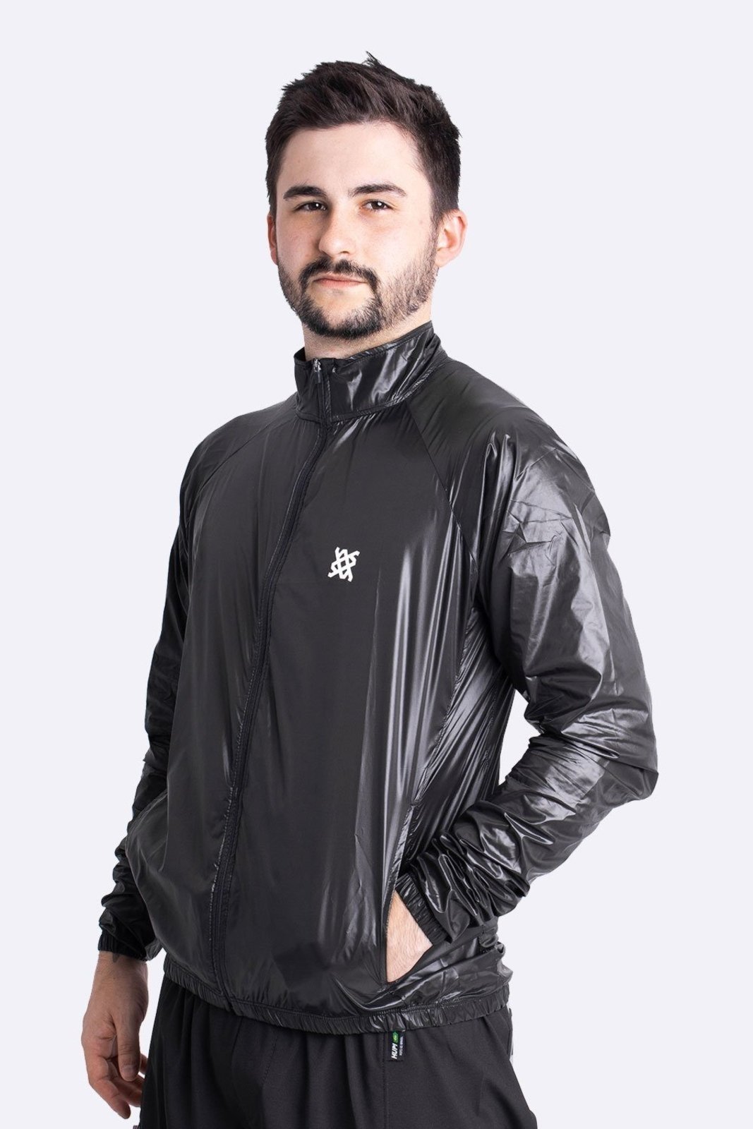 Jaqueta Corta Vento HUPI All Black Preto