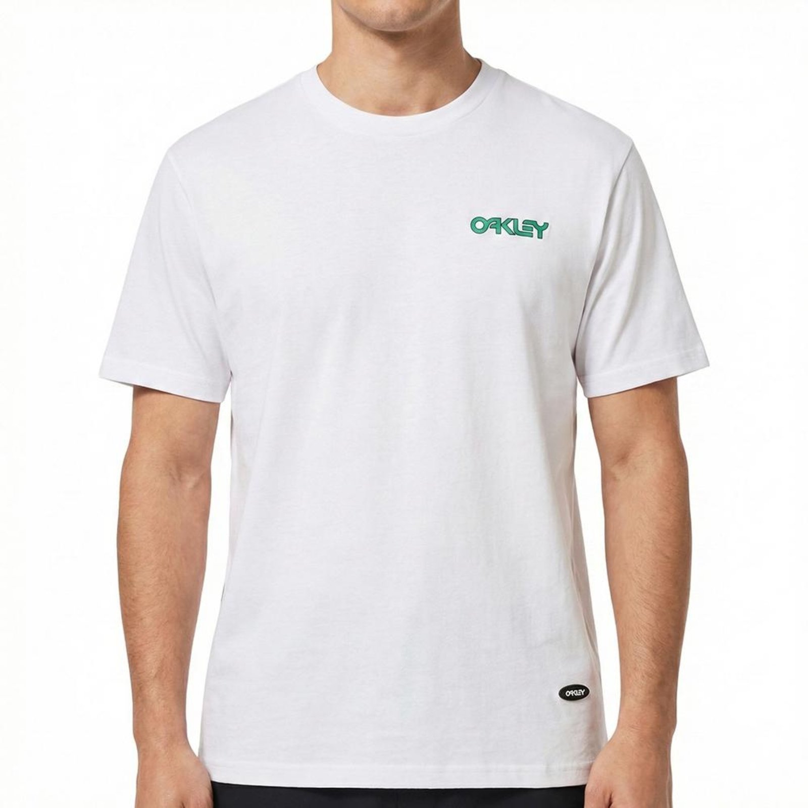 Camiseta Oakley B1B Warp Graphic SS SM26 Masculina White
