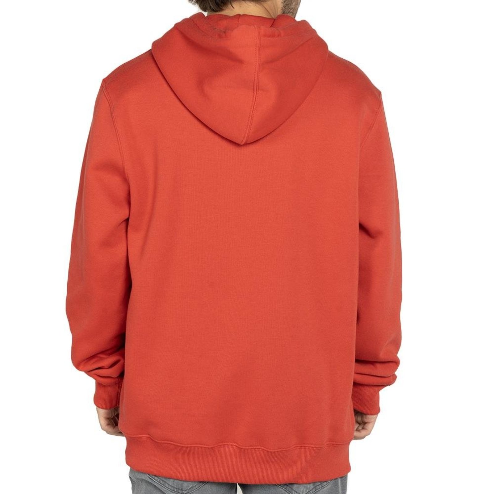 Moletom Quiksilver Canguru Metal Comp WT25 Vermelho
