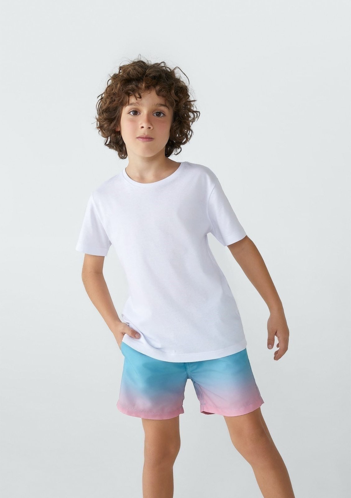 Infantil – Camiseta Hering Básica Modelagem Tradicional BRANCO