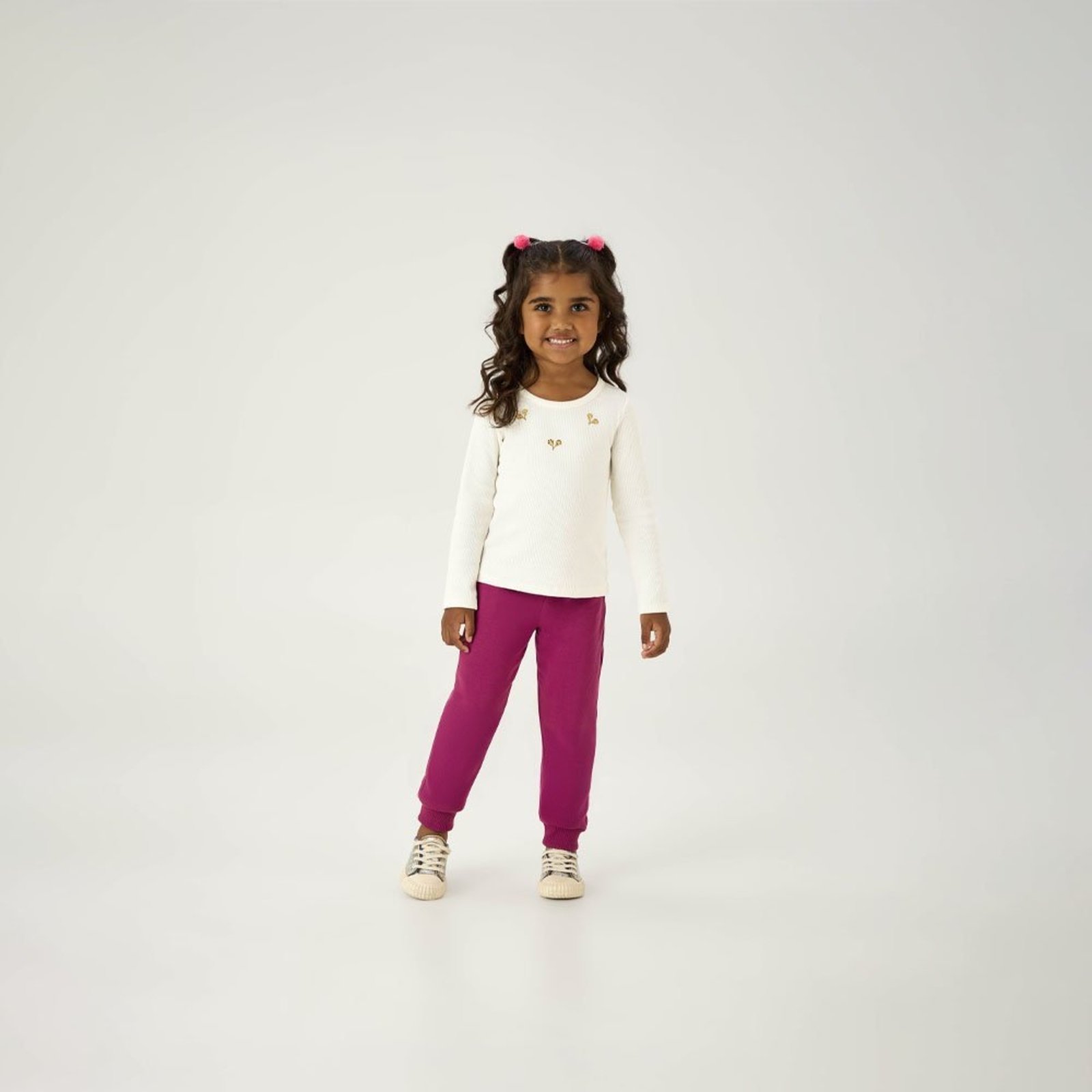 Infantil - Blusa Bege Primeiros Passos Pulla Bulla Menina - 55213-1271