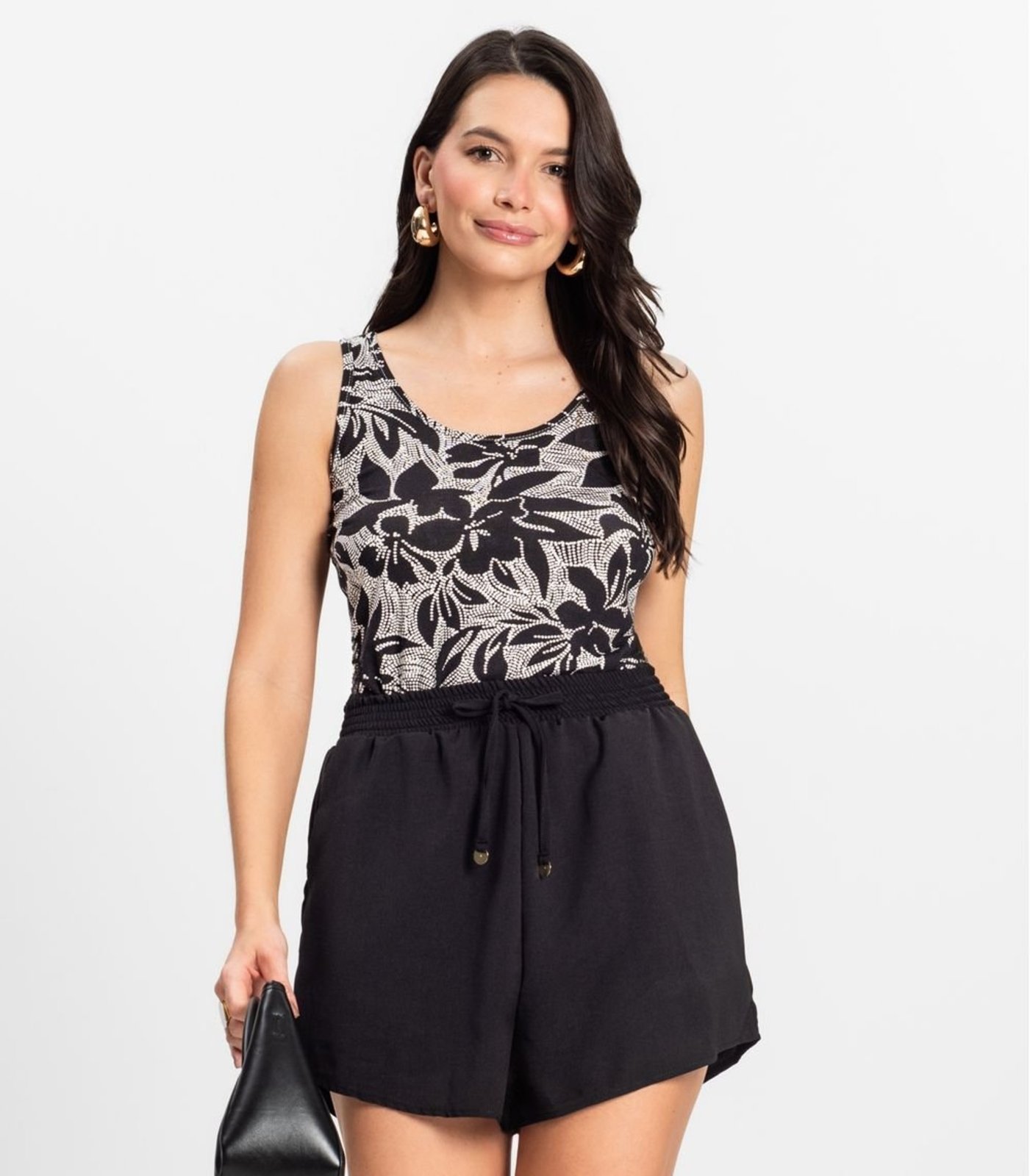 Regata Feminina Viscotorcion Rovitex Preto