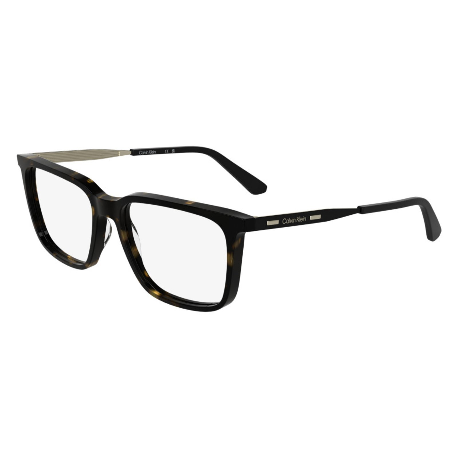Vista 2 Armação Calvin Klein CK25517 235 Masculino marrom Calvin Klein marrom