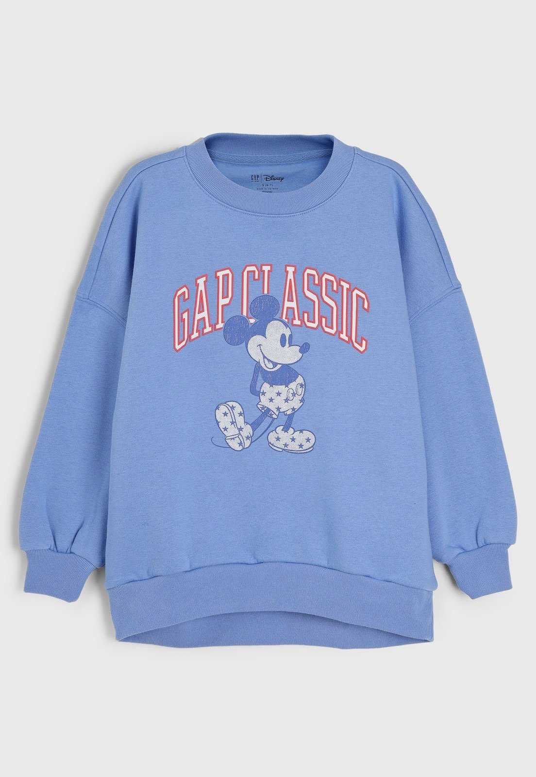 Vista 3 Infantil - Blusa de Moletom GAP Mickey Mouse azul GAP azul