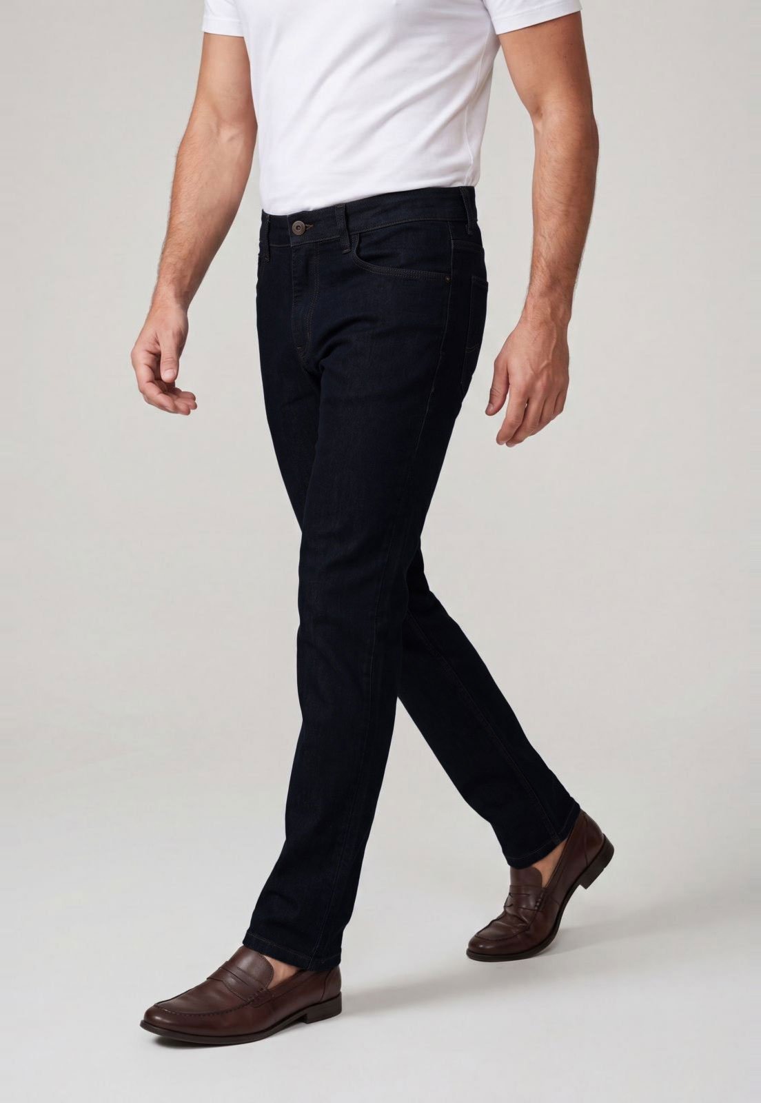 Calça Jeans Masculina Dudalina Perna Reta Azul