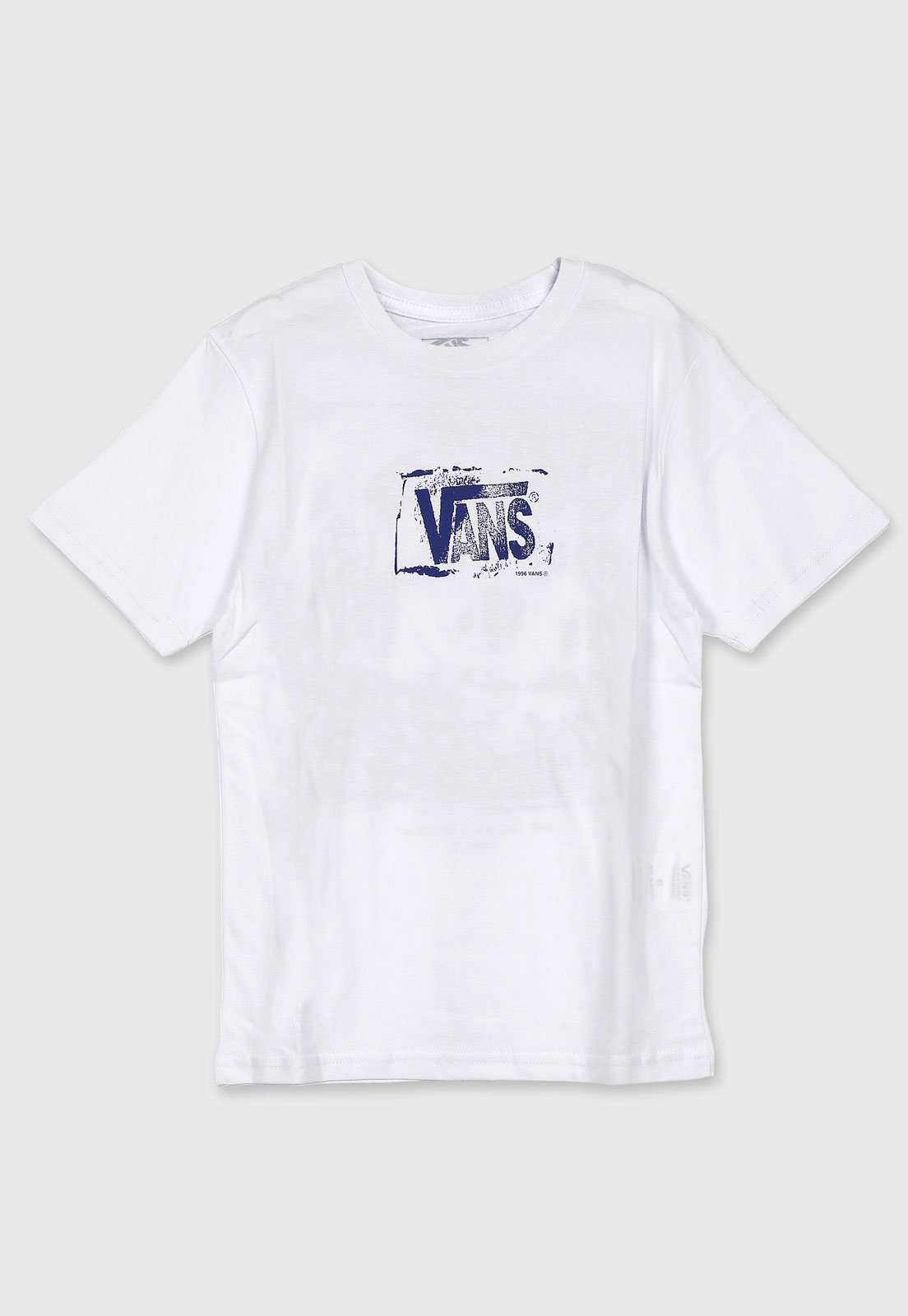 Infantil - Camiseta Vans Estampa Logo Branca